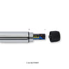 LADY FINGER VIBRATORE CLASSICO ARGENTO CON VELOCITÀ REGOLABILE MM 136 X 25