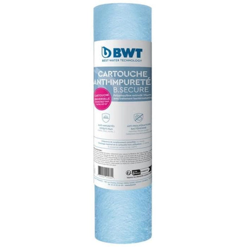 Cartuccia - BWT - B.SECURE - anti-impurità 25m - antibact - Compatibile con tutti i filtri 10