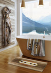 Tappeto Bagno Mirabello Carrara Mykonos 70 x 110 CM 100% Cotone