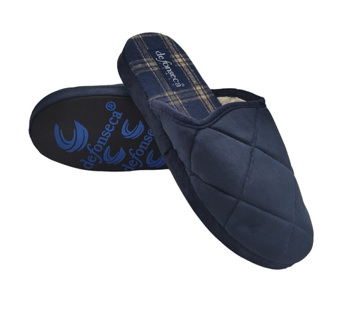 DeFonseca Ciabatte Uomo alla Milanese, Pantofole Invernali Chiuse da Casa, Lavabile e per Ospiti