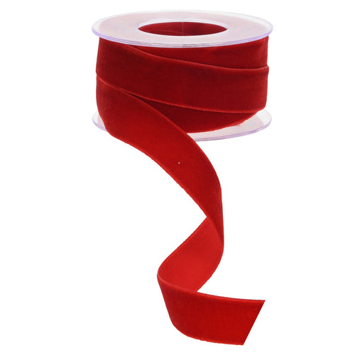 Nastro in velluto 20 mm x 4 mt per decorazioni e confezioni natalizie