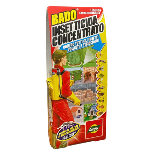 Bado Insetticida Concentrato ml.100 Contro Tutti gli Insetti Volanti e Striscianti Linfa