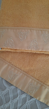 Set Asciugamani Carlo Pignatelli Emblema Spugna di Cotone