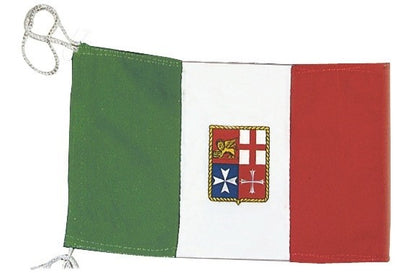 Bandiera Italia Marina Mercantile 20 X 30 Cm