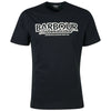Barbour International T-shirt nera ROWLEY MTS1132
