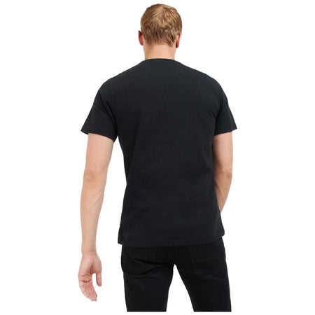 Barbour International T-shirt nera ROWLEY MTS1132