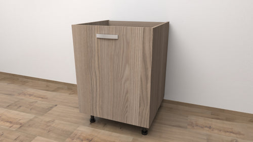 Mobile Base da 45 COMPLETO DI ANTA SPEDIZIONE IN KIT H 72 CM L 45 CM P 55,5 CM OLMO