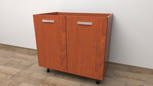 Base per lavello d’appoggio completa di 2 ante spedizione in kit Lunghezza 80 Profondità 55 Altezza 72 esclusi piedini Altezza piedini 10 cm in colore ciliegio