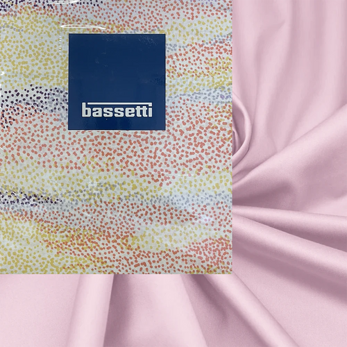 Bassetti Completo Lenzuola Matrimoniale con Doppie Federe Little Spot S65