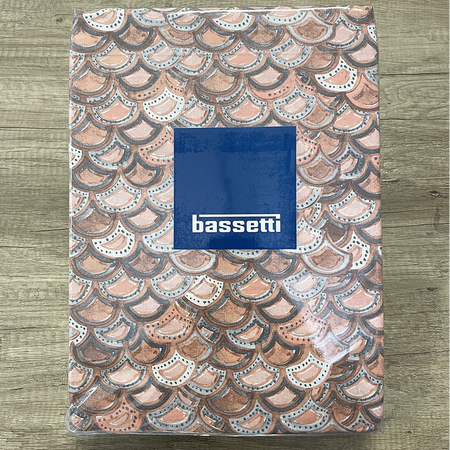 Bassetti Completo Lenzuola Matrimoniale con Doppie Federe Bow S65