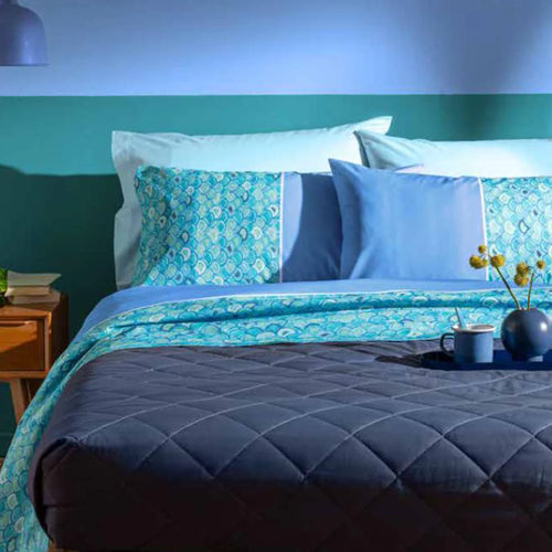 Bassetti Completo Lenzuola Piazza e Mezza con Doppie Federe Bow S50