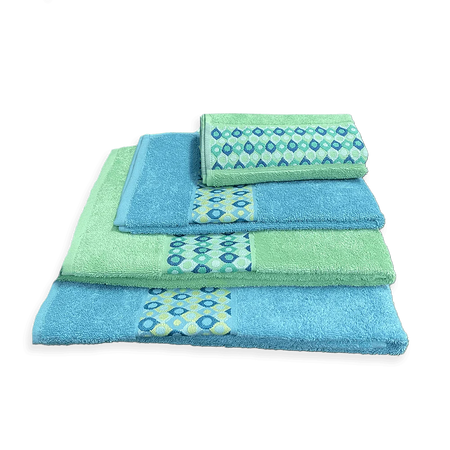 Bassetti Set 2+2 Asciugamani Amuleto D35 - Passarelli Biancheria