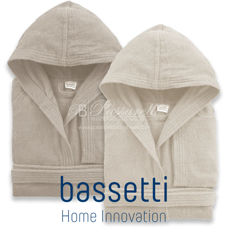 Bassetti Accappatoio adulto 360 gr/mq con cappuccio Tinta unita 2411S24
