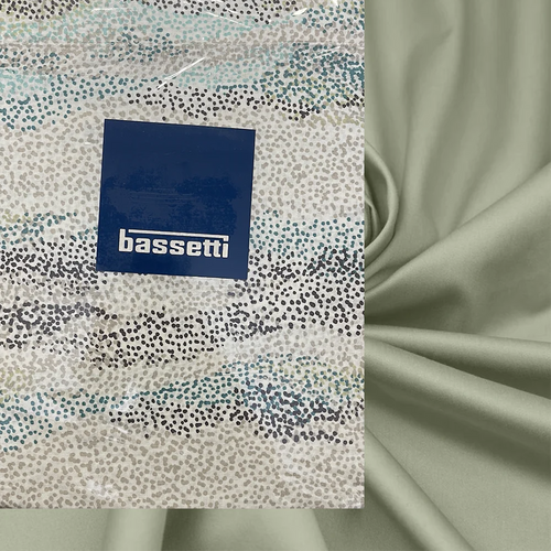 Bassetti Completo Lenzuola Matrimoniale con Doppie Federe Little Spot S65