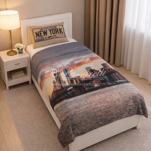Bassetti completo Lenzuola Copriletto IMAGE Brooklyn - varie dimensioni