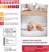 Bassetti completo Lenzuola Copriletto Matrimoniale IMAGE Gatto 2411S68