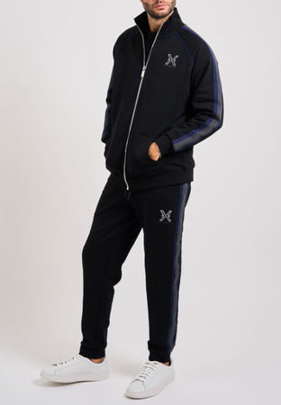 John Richmond FELPA SWEATSHIRT ZIP BOTRO da uomo