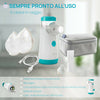 CHICCO Aerosol Easy Breath Go+ , aerosol mesh con membrana sostituibile , Portatile, Compatto e Leggero, Nebulizzatore Silenzioso, Adatto per Bambini e Adulti, dura nel tempo