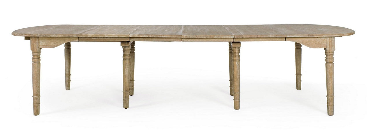 Tavolo allungabile Bedford rettangolare in legno massiccio di quercia europeo