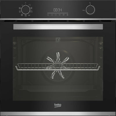 Beko bbie13301xmp forno elettrico ventilato forno beyond multifunzione pirolitico, b300, 9 funzioni