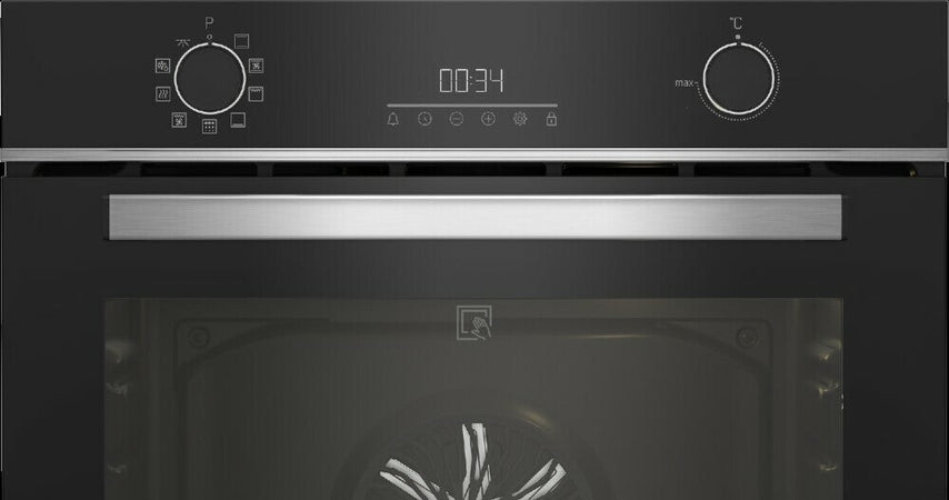 Beko bbie13301xmp forno elettrico ventilato forno beyond multifunzione pirolitico, b300, 9 funzioni