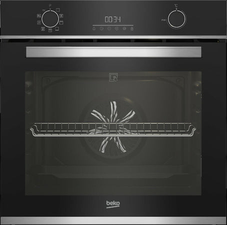 Beko bbie13301xmp forno elettrico ventilato forno beyond multifunzione pirolitico, b300, 9 funzioni