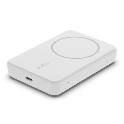 Belkin BOOST Charge mag./wirel. 5.000mAh PB c.supp.b. BPD004btWT