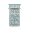 Caleffi Benetton Home Completo Copripiumino Singolo Numbers S87 - Passarelli Biancheria