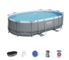Bestway 56448 piscina fuori terra power steel ovale da 488x350x107 cm