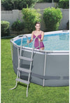 Bestway 56448 piscina fuori terra power steel ovale da 488x350x107 cm