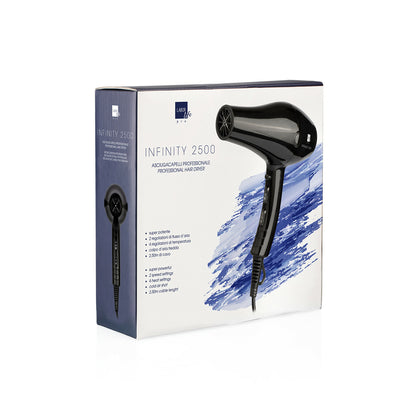 Phon Labor life pro infinity 2500, asciuga rapidamente, offre precisione e protezione, mantiene i capelli sani e lucenti.