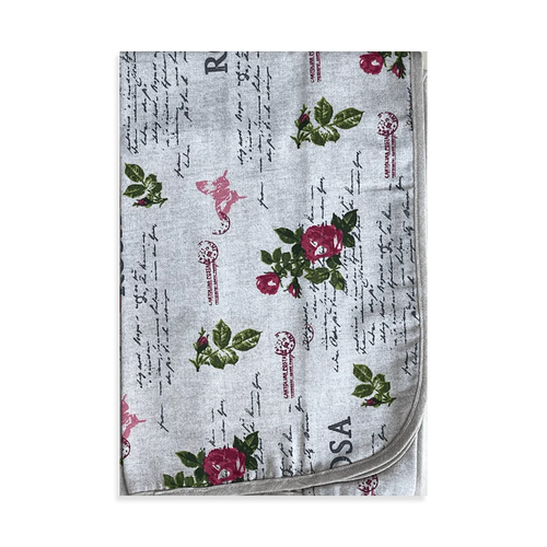 Biancheria Italiana Tovaglia in Cotone da 6 Posti Rosa S18 - Passarelli Biancheria