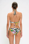 Bikini push-up e slip annodato fantasia | MARINA ABAGNALE