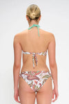 Bikini push-up e slip annodato fantasia paisley | MARINA ABAGNALE