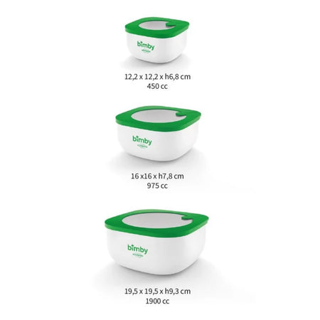 Tris Contenitori per alimenti Bimby®