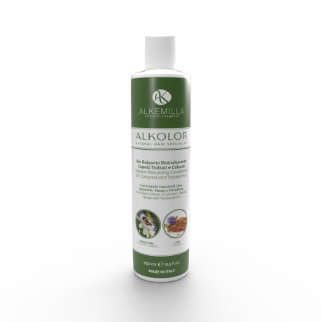 BIO BALSAMO RISTRUTTURANTE CAPELLI TRATTATI E COLORATI - ALKEMILLA