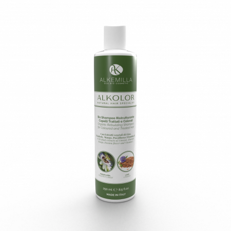 BIO SHAMPOO RISTRUTTURANTE CAPELLI TRATTATI E COLORATI - ALKEMILLA (Copia)