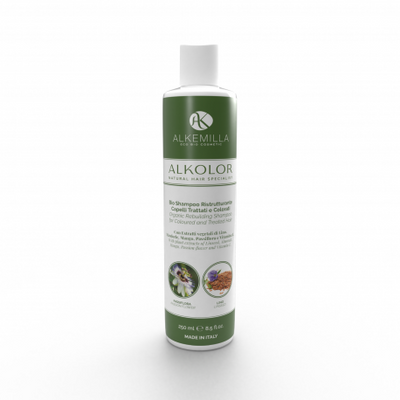 BIO SHAMPOO RISTRUTTURANTE CAPELLI TRATTATI E COLORATI - ALKEMILLA