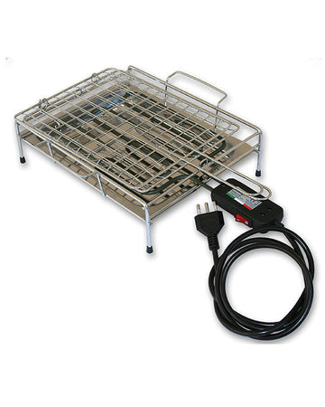 Bistecchiera griglia elettrica in acciaio inox 1900 Watt Made in Italy La Stella - G6