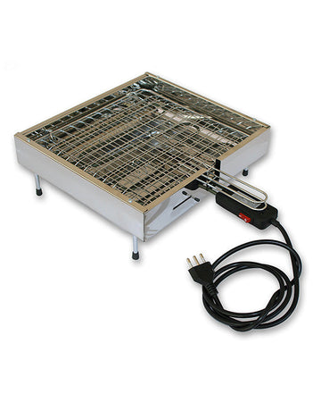 Bistecchiera Griglia Elettrica Satinata in Acciaio Inox 2000 Watt Made in Italy La Stella - ST 2000