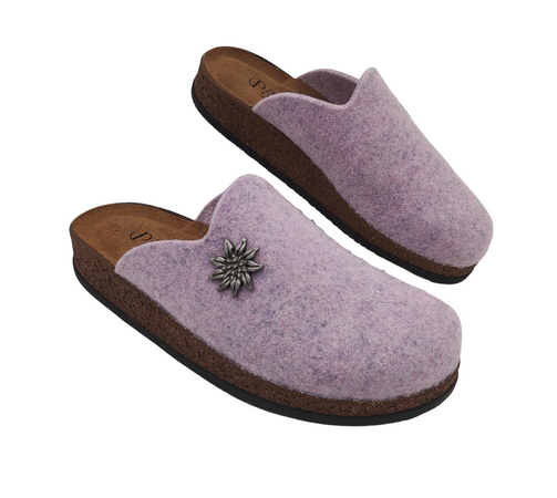 Originali Zoccoli Alpini, Ciabatte Uomo e Donna Invernali, Calde Sabot Tirolesi in Lana Cotta, 100% Made in Italy