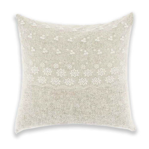 Blanc Mariclò Cuscino Arredo con Pizzo A3711199PA 2510S28