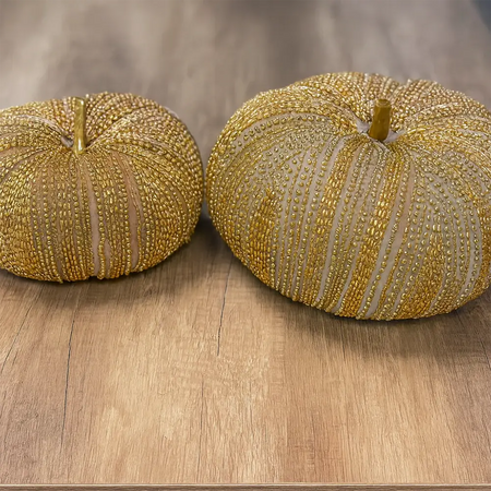 Blanc Mariclò Zucca Decorativa Perline 2510S - Varie Dimensioni