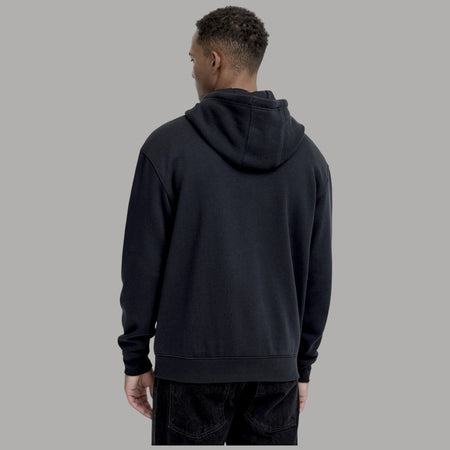 Blend felpa blu con cappuccio e zip 20718946