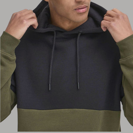 Blend felpa cappuccio verde e nera JUWAN 20718485