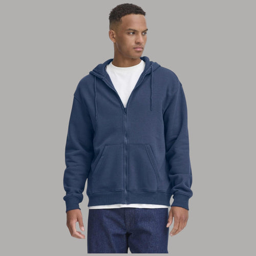 Blend felpa con zip e cappuccio dress blu JUSTE 20718483