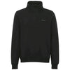 Blend felpa nera mezza zip 20714493