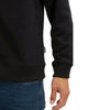 Blend felpa nera mezza zip 20714493