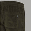 Blend pantaloni a coste verde con elastico 20716615