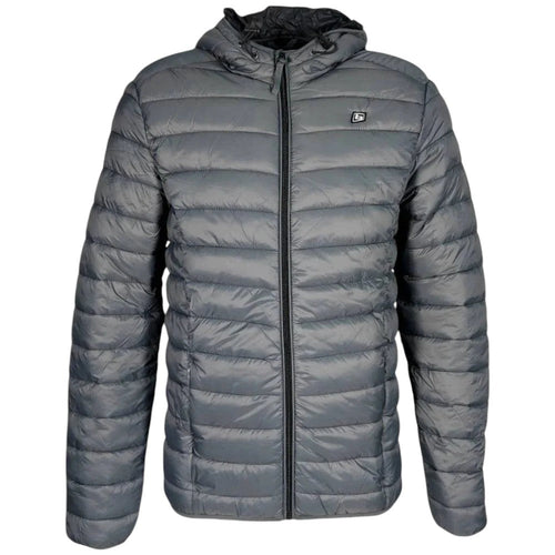 Blend piumino grigio con cappuccio Romsey Giubbini Blend